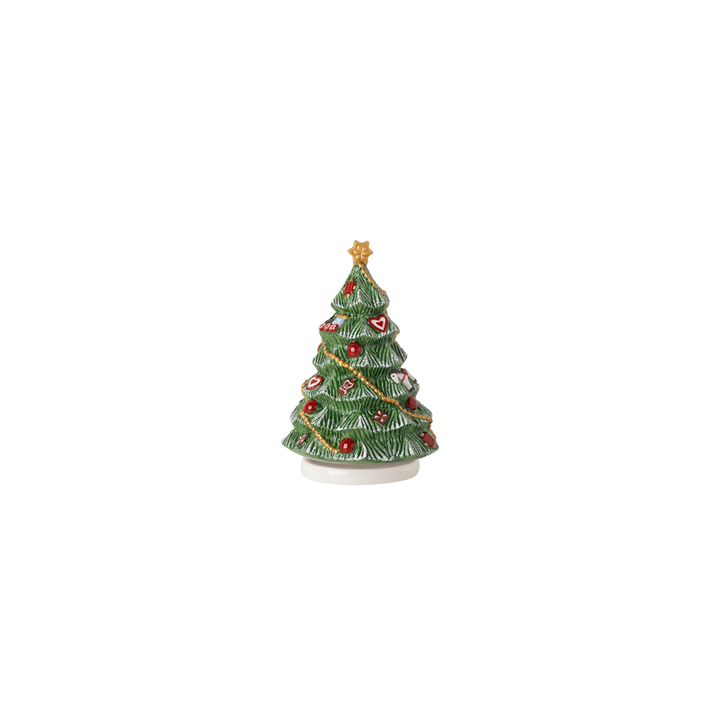 Villeroy und Boch Weihnachtsbaum, drehend - Maße: 11 x 11 x 16,2 cm / Ser.: Nostalgic Melody