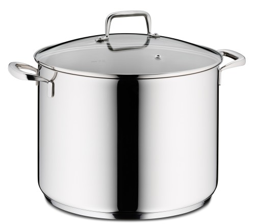 KELA Gemüsetopf Flavoria Edelstahl 18/10 silber glänzend 21,5cm 28,0cmØ 12,2l