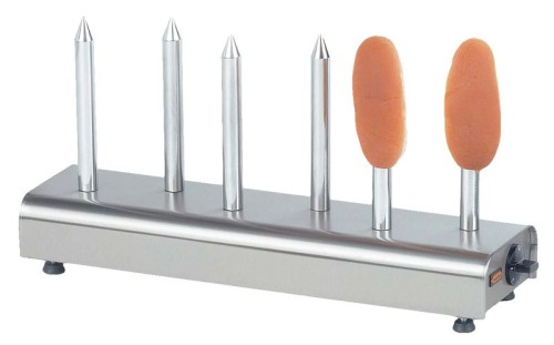 NEUMÄRKER Spießtoaster T6 lang 6 Spieße in Reihe 570x170x335 mm