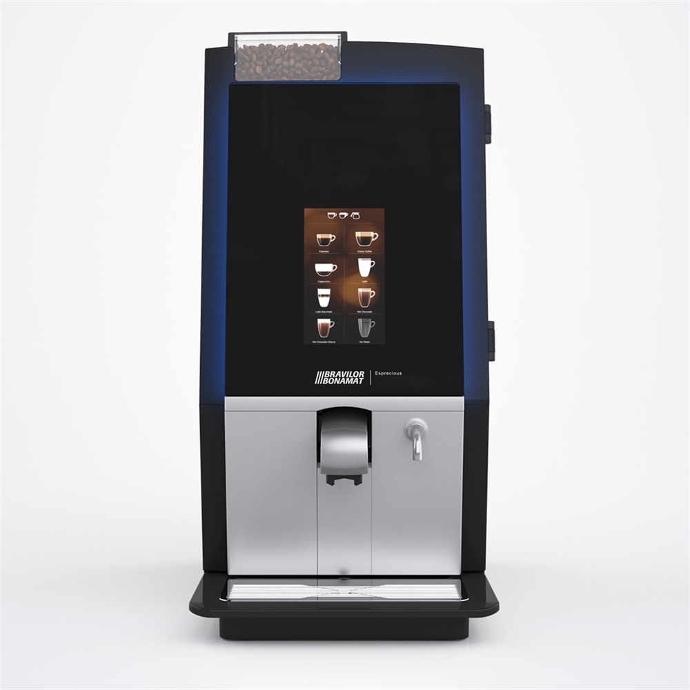 BONAMAT Kaffeevollautomat Esprecious 11, vollautomatische Spezialitätenkaffeemaschine, auch für diverse andere Heißgetränke, Touchscreen