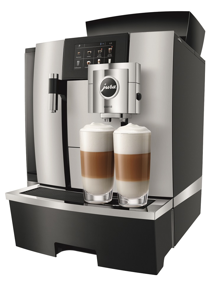 Kaffeevollautomat Jura GIGA X3, mit 4,3 Zoll Touchscreen-Display und Speed Funktion für schnelle Zubereitung