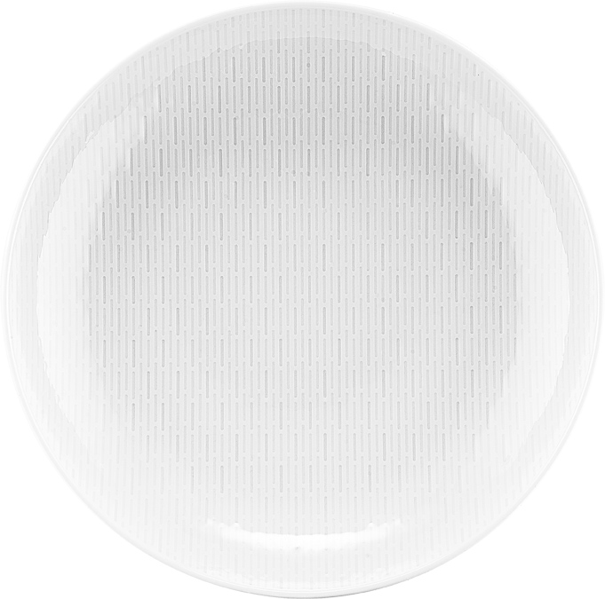 Bauscher Teller aus der Kollektion scope, tief, coup, relief, 24 cm, aus Porzellan