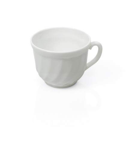 Obertasse OPAL-/HARTGLAS SERIE WAVE. Opal-/Hartglas, › gewellter Rand› gehärtet›