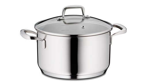 KELA Fleischtopf Flavoria Edelstahl 18/10 silber glänzend 12,0cm 20,0cmØ 3,2l
