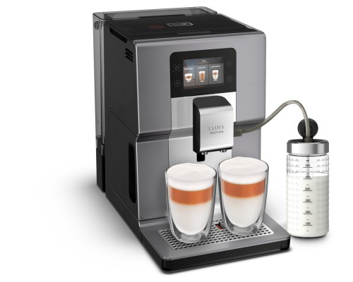 KRUPS INTUITION PREFERENCE EA875E Kaffeevollautomat mit Smartphone-ähnlicher Bedienung und 3.5\ Farb-Touchscreen, Smart Slide
