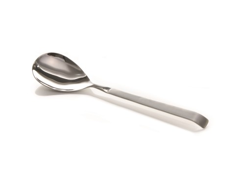 Chafing Dish Löffel SERIE BUFFET. geschlossen. Chromnickelstahl, › Griffe seidenmatt›