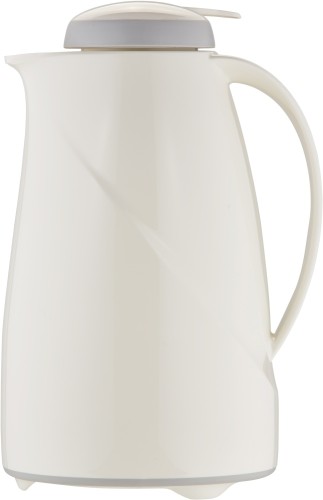 Helios Isolierkanne Wave Push 1,5 l weiß