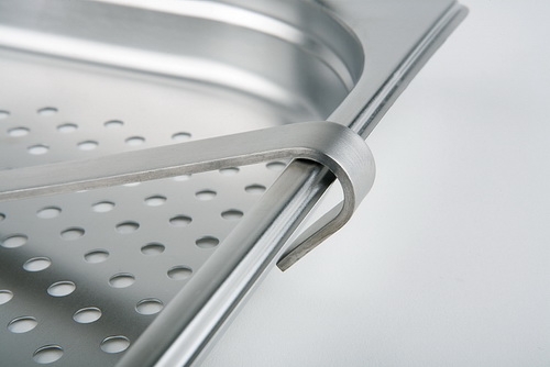 Servierlöffel 11 x 7 cm, Griff: 29 cm 18/8 Edelstahl schwere Qualität rutschsicherer Griff -PROFI- spülmaschinengeeignet