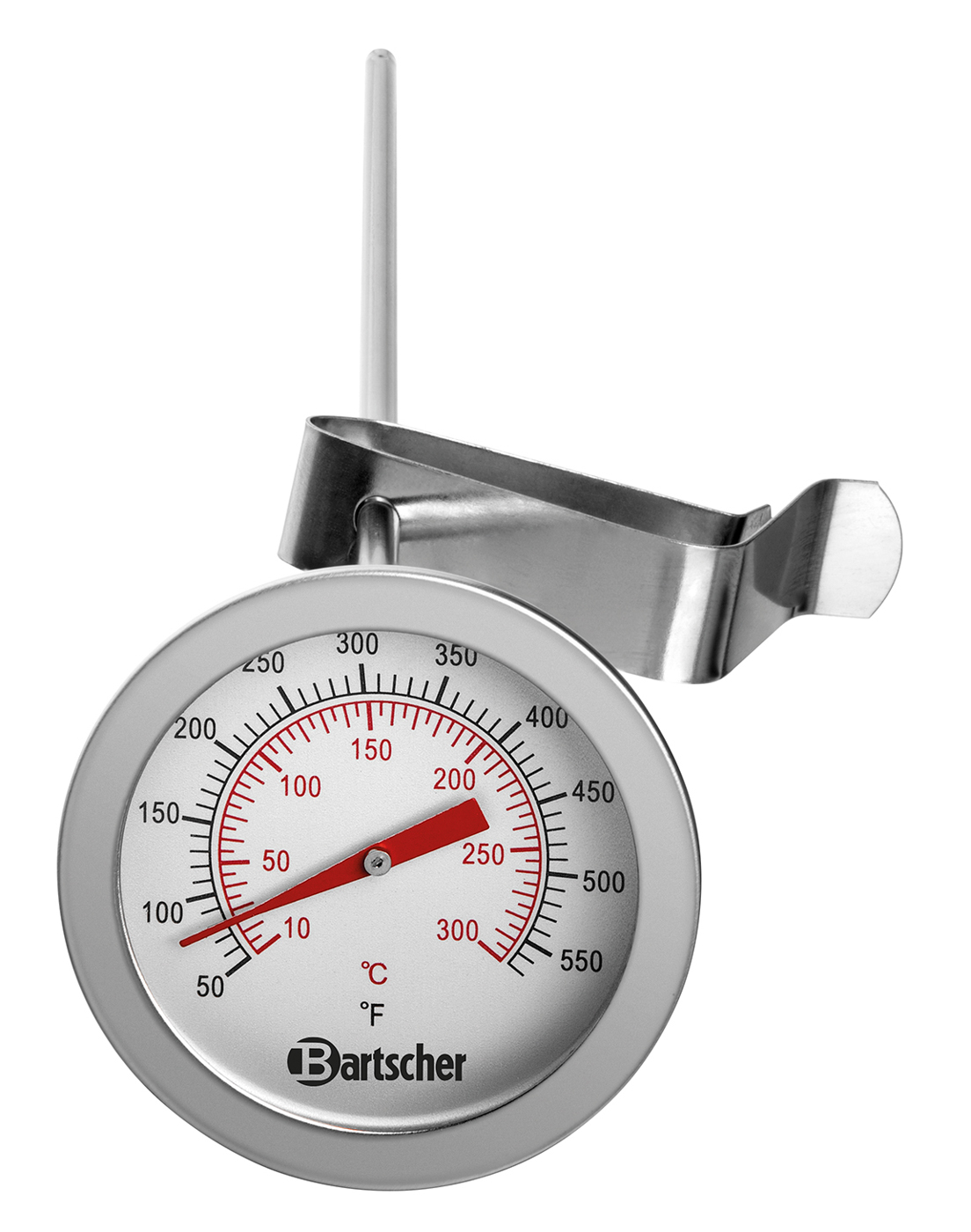 Bartscher Thermometer A3000 TP | Eigenschaften:Temperaturbereich auch in Fahrenheit | Maße: 5 x5 x 32,0 cm. Gewicht: 0,2 kg