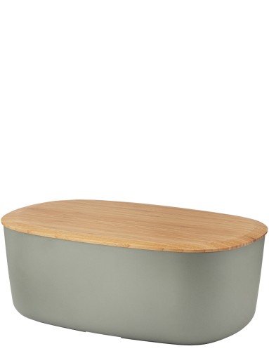 BOX-IT Brotkasten L 34.5 cm warm grey - Maße: 34,5 x 22,5 x 13 cm - von Stelton