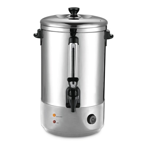 Wasserkocher, Kochzeit: 30 Minuten. Mit Seitengriffen, Sicherheitsthermostat verhindert Überhitzung bei leerem Behälter. Material: