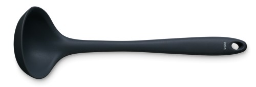 Kela Suppenschöpfer Tom aus Silikon, schwarz, ca. 285mm x 85mm (L x B)