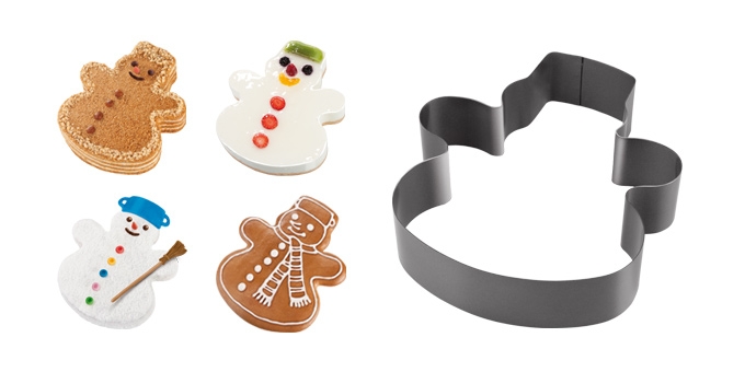 Backform / Ausstechform Schneemann DELÍCIA