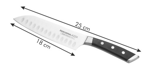 Japanisches Messer AZZA SANTOKU 18 cm