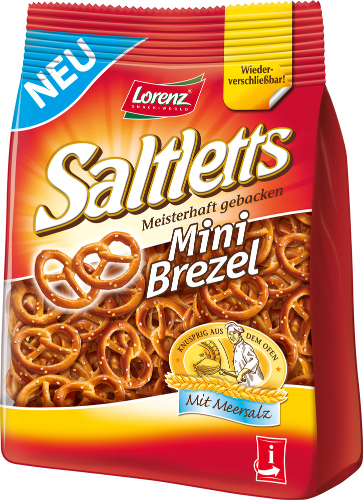Lorenz Saltletts Mini Brezel 150G