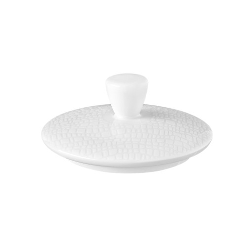 Seltmann Deckel zur Zuckerdose 0,26 l, rund, Form: Life, Dekor: 25676 Fashion luxury white, hohe Kantenschlagfestigkeit, Made in Germany