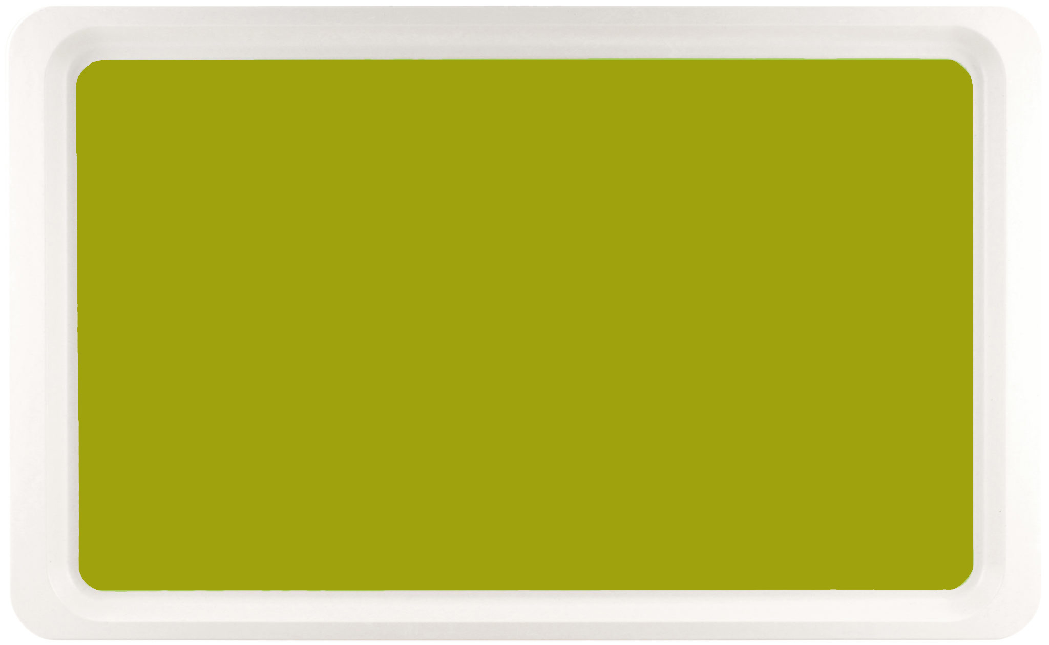 Roltex LUX Gastronorm Tablett 1/1 aus Polyester, Maße: 53 x 32,5cm, Farbe: oliv extra schwere Qualität, spülmaschinengeeignet