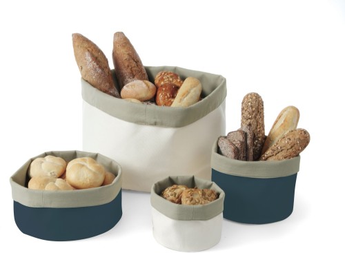 HENDI Brottaschen rund - Farbe: Dunkelgrau - ø150x(H)150 mm