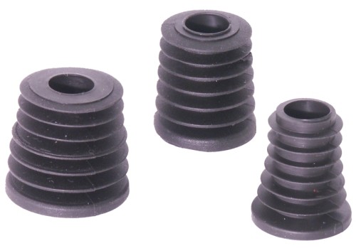 Wechselpfropfen für 0,75 l-Flaschen aus schwarzem Spezialkunststoff, in drei Größen, für Spirituosen-Dosierer 344 Länge: 3,2 cm,