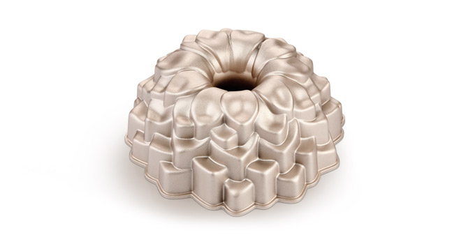 Hohe Backform Gugelhupf DELÍCIA ø 24 cm, Pfingstrose