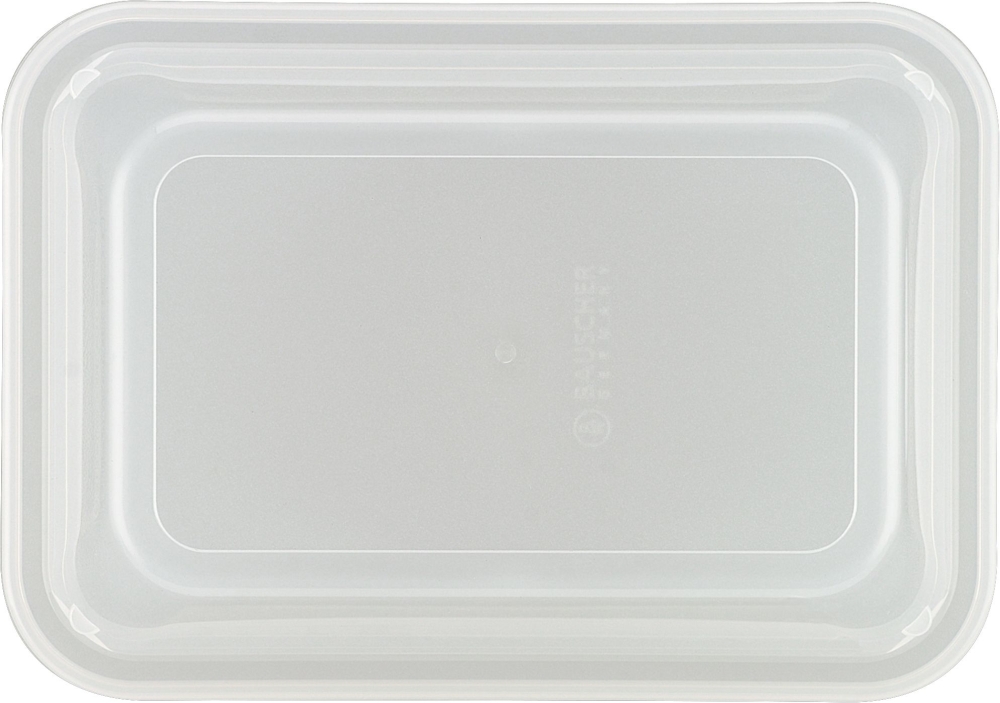 BAUSCHER kunststoffdeckel Deckel milchig-transp. hoch 168 x 118 mm