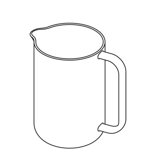 BREW-IT Glas für Pressfilterkanne, Z00420 clear, Maße: 40 x 60 x 80 mm