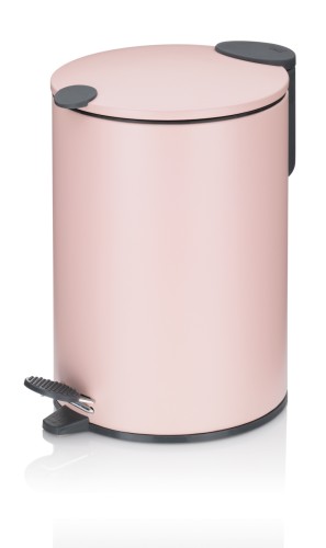 KELA Kosmetikeimer Mats Metall wolkenrosa Silent Close 23,0cm 17,0cmØ 3,0l