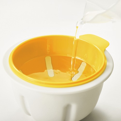 Joseph Joseph M-Poach - Mikrowellen Ei-Pochierer - weiß/gelb