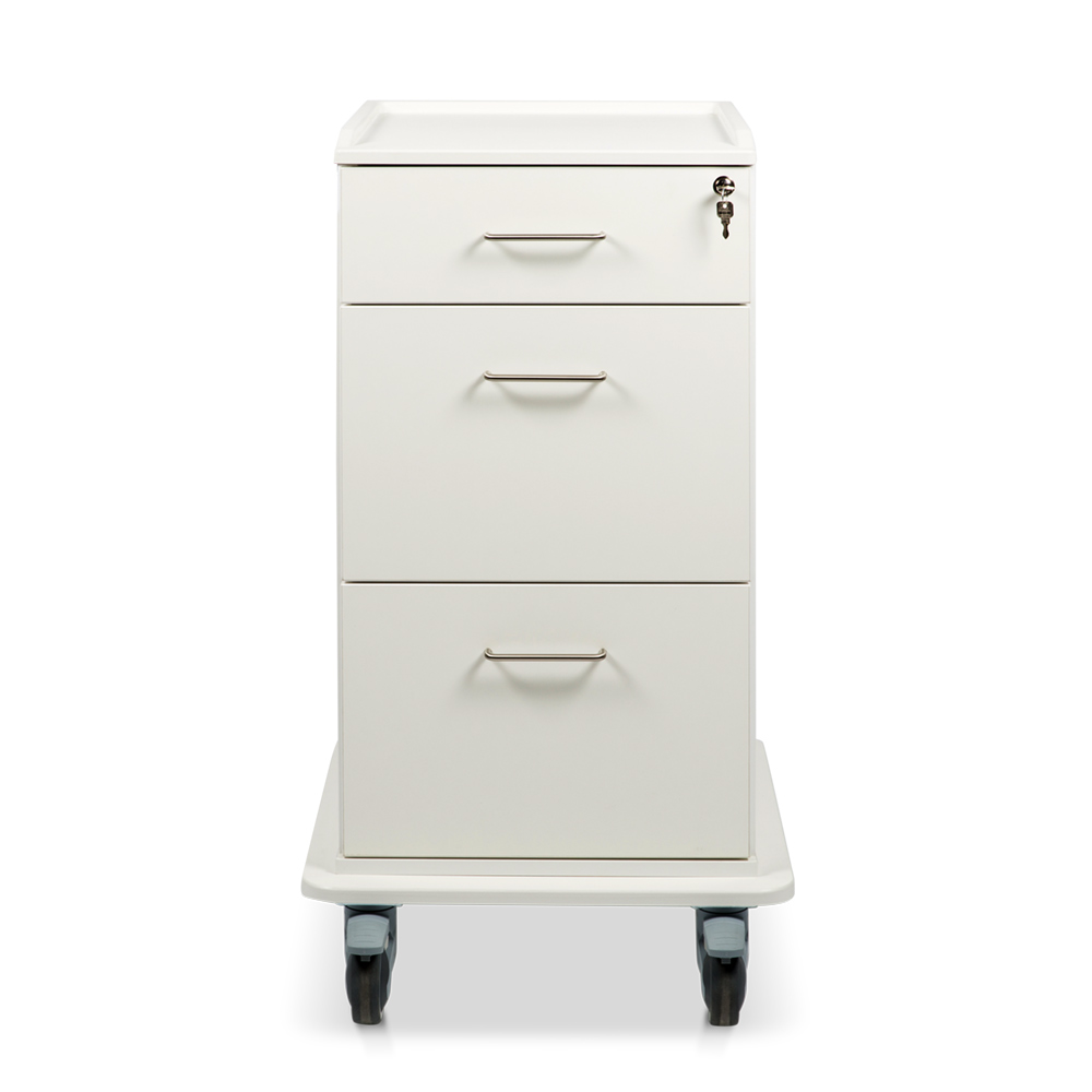 ETHERNASOLID® MULTICART Dokumentenwagen T17 mit 2 Doku-Auszügen und Schublade, weiß