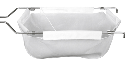 Bartscher Frittierfettfilter | Waschbar: Bis 40°C | Maße: 25 x 60 x 15,5 cm. Gewicht: 0,52 kg