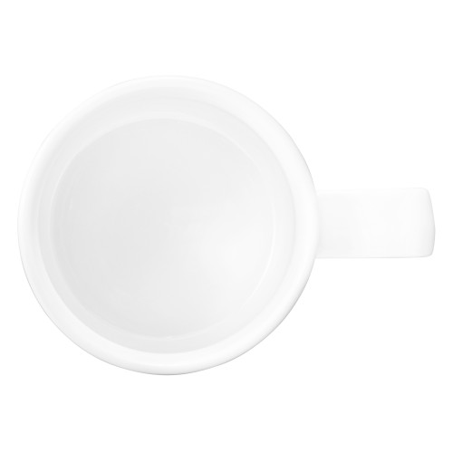 Seltmann Becher mit Henkel 0,28 l, rund, Form: Good Mood, weiss, hohe Kantenschlagfestigkeit, Made in Germany