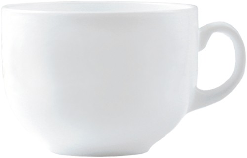 Jumbo-Tasse 0,72 Liter Form Restaurant uni weiß Durchm. 12 cm, Höhe 9,1 cm
