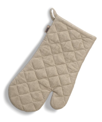 Topfhandschuh Puro 55%Baumwolle/45%Leinen natur 31,0x18,0 cm von Kela