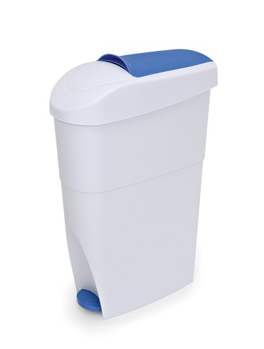 Sanitär-/Treteimer. Polypropylen. mit Fußpedal. Maße: 35 x 18 x 53 LxBxH.