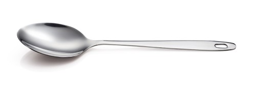 Servierlöffel VORLEGESERIE 1879. Edelstahl, › hochglanzpoliert› mit Aufhängeöse.