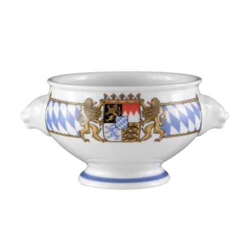 Seltmann Terrine Löwenkopf 0,50 l, Form: Compact, Dekor: 27110 Bayern