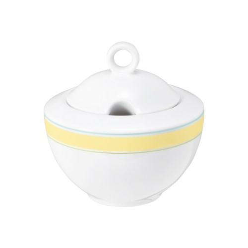 Seltmann Zuckerdose 2 0,28 l, rund, Form: Community, Dekor: 57401 Landhaus, hohe Kantenschlagfestigkeit, Made in Germany