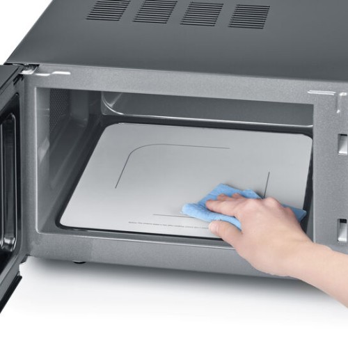 Severin Mikrowelle mit Keramikboden, ca. 800 W, ca. 20 L, innovativer, flacher Keramikboden mit Mikrowellenreflektor