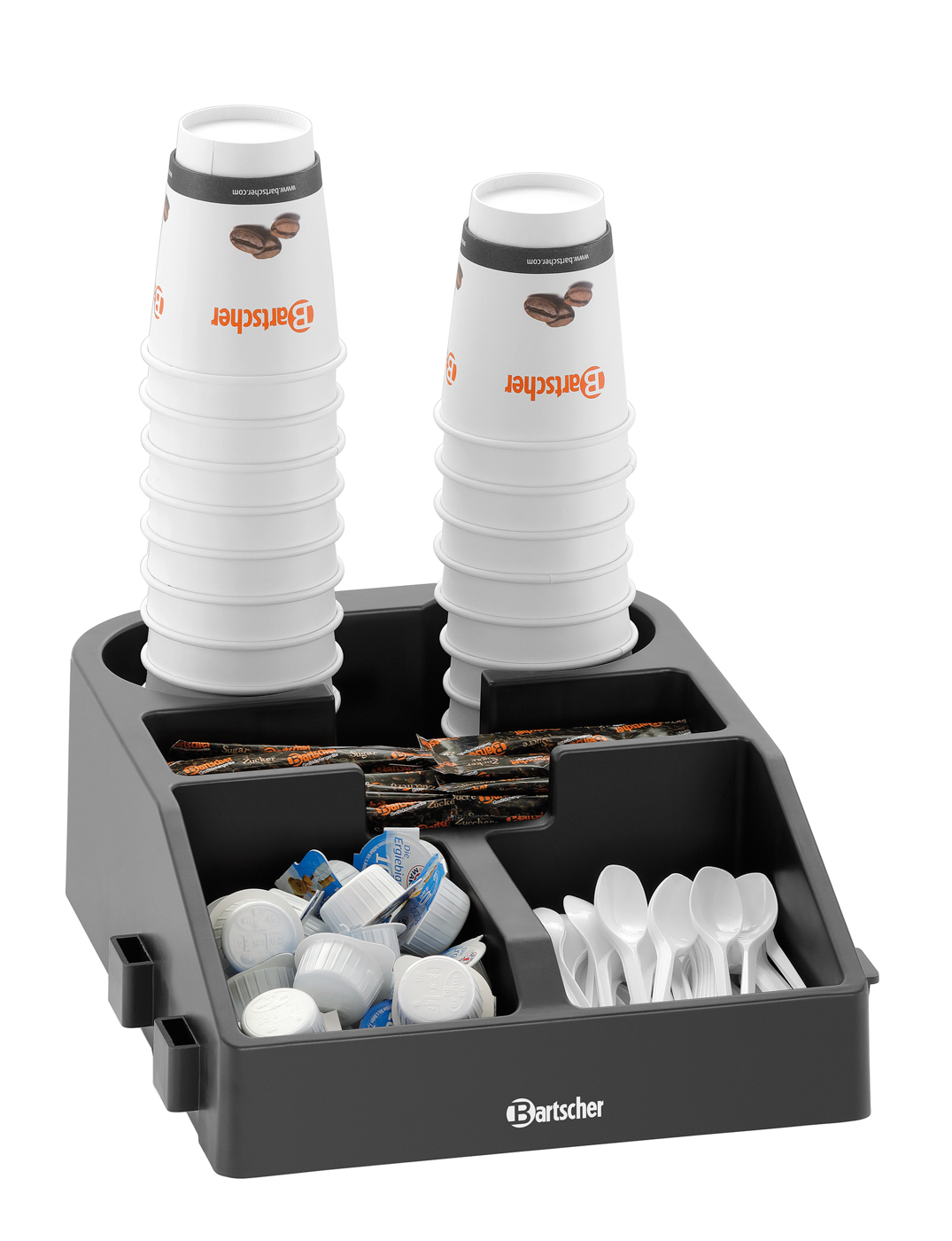 Bartscher Kaffeestation Z50 | Farbe: Schwarz |Maße: 26,8 x 33,5 x 10,0 cm. Gewicht: 1 kg