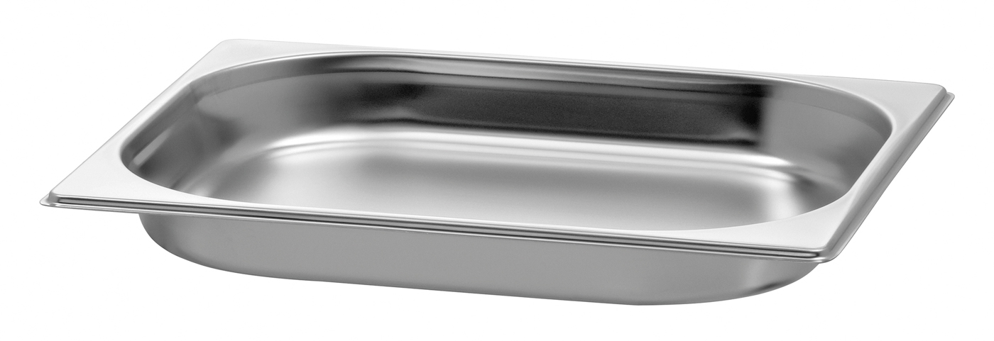 Bartscher GN-Behälter, 1/2, T40 | Ausführung:Ohne Perforation | Maße: 32,5 x 26,5 x 4,0 cm.Gewicht: 0,6 kg