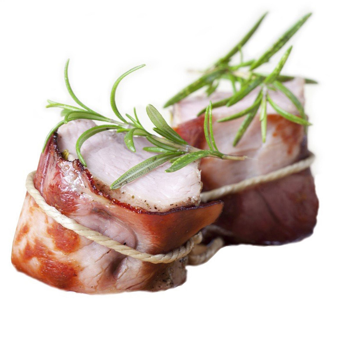 2 x Grill-/Bratenschnur weiß, 60 m