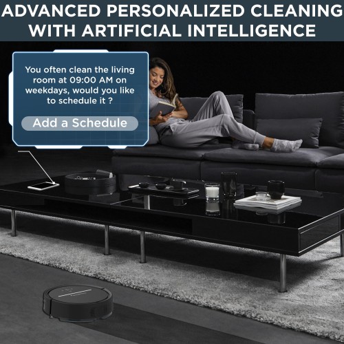 Rowenta Saugroboter X-PLORER Serie 120 AI RR7865 | Lernfähige Laser-Navigation | Ultra-Präzises Automatisches Reinigen | hohe Datensicherheit |