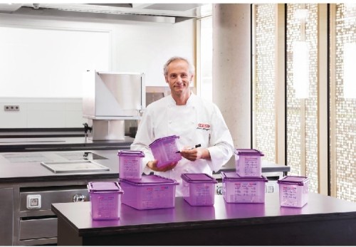 Araven GN1/6 Lebensmittelbehälter aus Silikon 2,6L