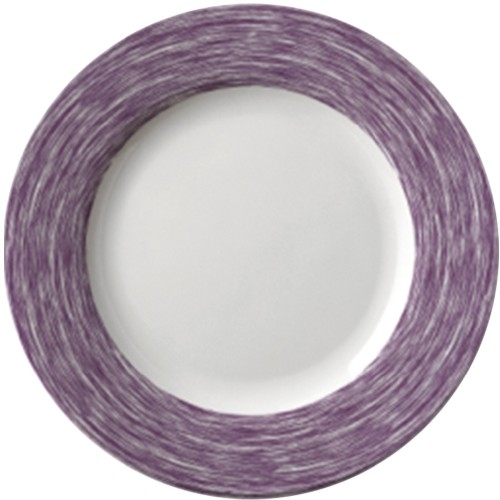 Speiseteller 23,5 cm aus Opalglas Form Brush - Purple / Violett Arcoroc