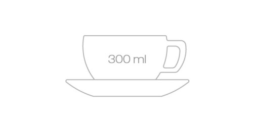 Frühstücktasse CREMA, mit Untertasse