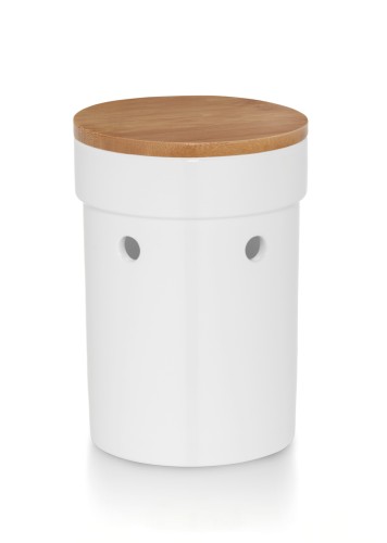 KELA Knoblauchtopf Salena Keramik weiß 17,0cm 12,0cmØ