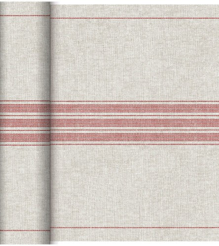 DUNI Dunicel-Tischläufer Tête-à-Tête 24 m x 0,4 m (20 Abschnitte), Cocina bordeaux