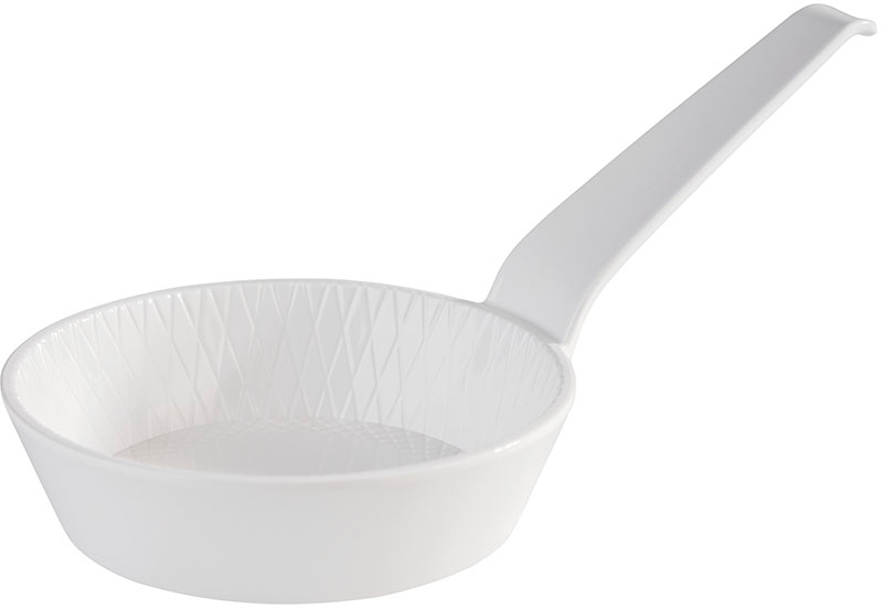 Schale -MINI- Ø 8,5 cm, H: 2,5 cm Melamin, weiß, 0,07 Liter Griff: 8 cm spülmaschinengeeignet stapelbar nicht