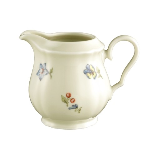 Seltmann Milchkännchen 6 Personen, Form: Marieluise, Glasur: elfenbein, Dekor: 44714 Blütenmeer