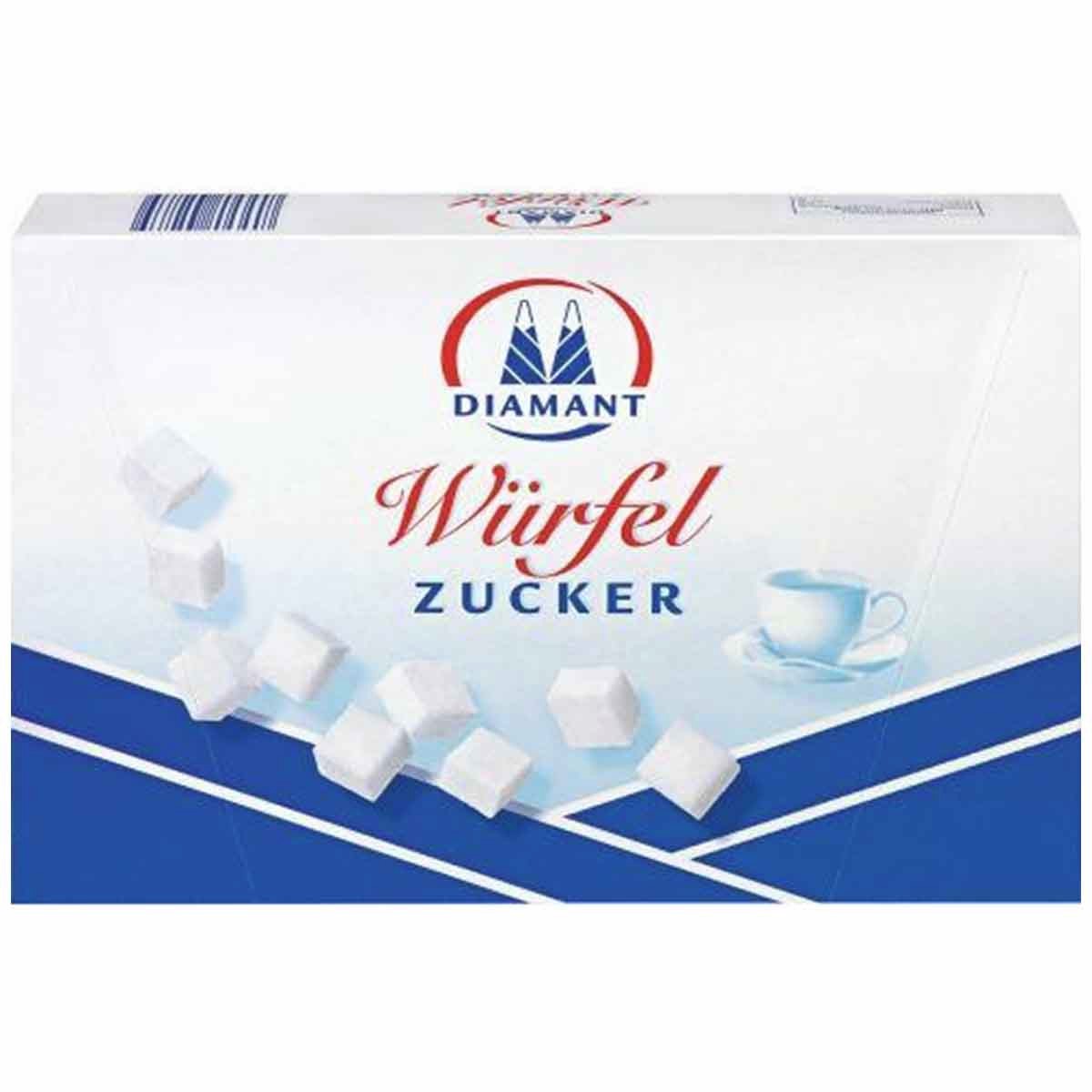 Diamand Würfelzucker, Inhalt: 1.000g á Packung.